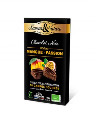 Saveurs & Nature ekologiska chokladpraliner mango passion