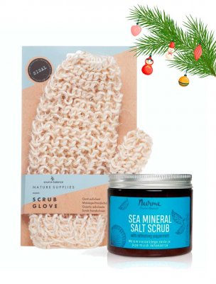 Julklapp skönhet skrubb hud kroppskit kit presentbox presenttips