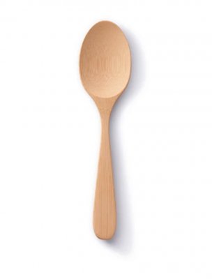 Bambu home serveringssked i ekologisk bambu