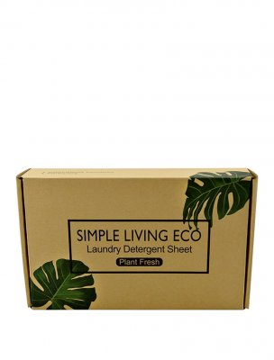 Tvättmedelsark tvättmedel papper Simple living eco