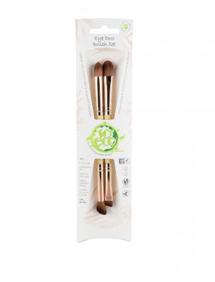 So Eco Duo Eye brush set vegan makeup borstar sminkborstar