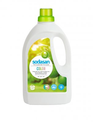 Sodasan tvättmedel color lime 1500 ml