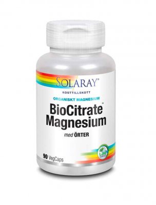 Solaray BioCitrate Magnesium 90 Kpl