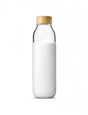 SOMA bottle vattenflaska i glas silikon