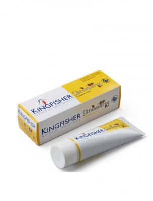 Kingfisher tandkräm för barn fluorfri jordgubb