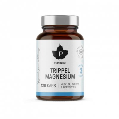 Pureness Trippel Magnesium, 120 Kapslar