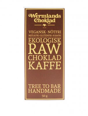 Wermlandschoklad ekologisk vegan raw choklad kaffe